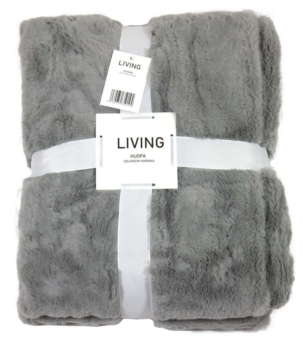 LIVING TORKKUHUOPA 125X155CM HARMAA