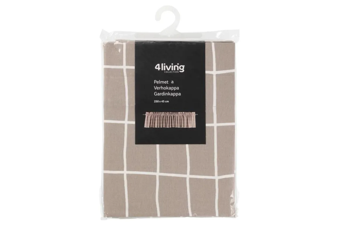 4LIVING VERHOKAPPA ELSIE 45X250CM BEIGE