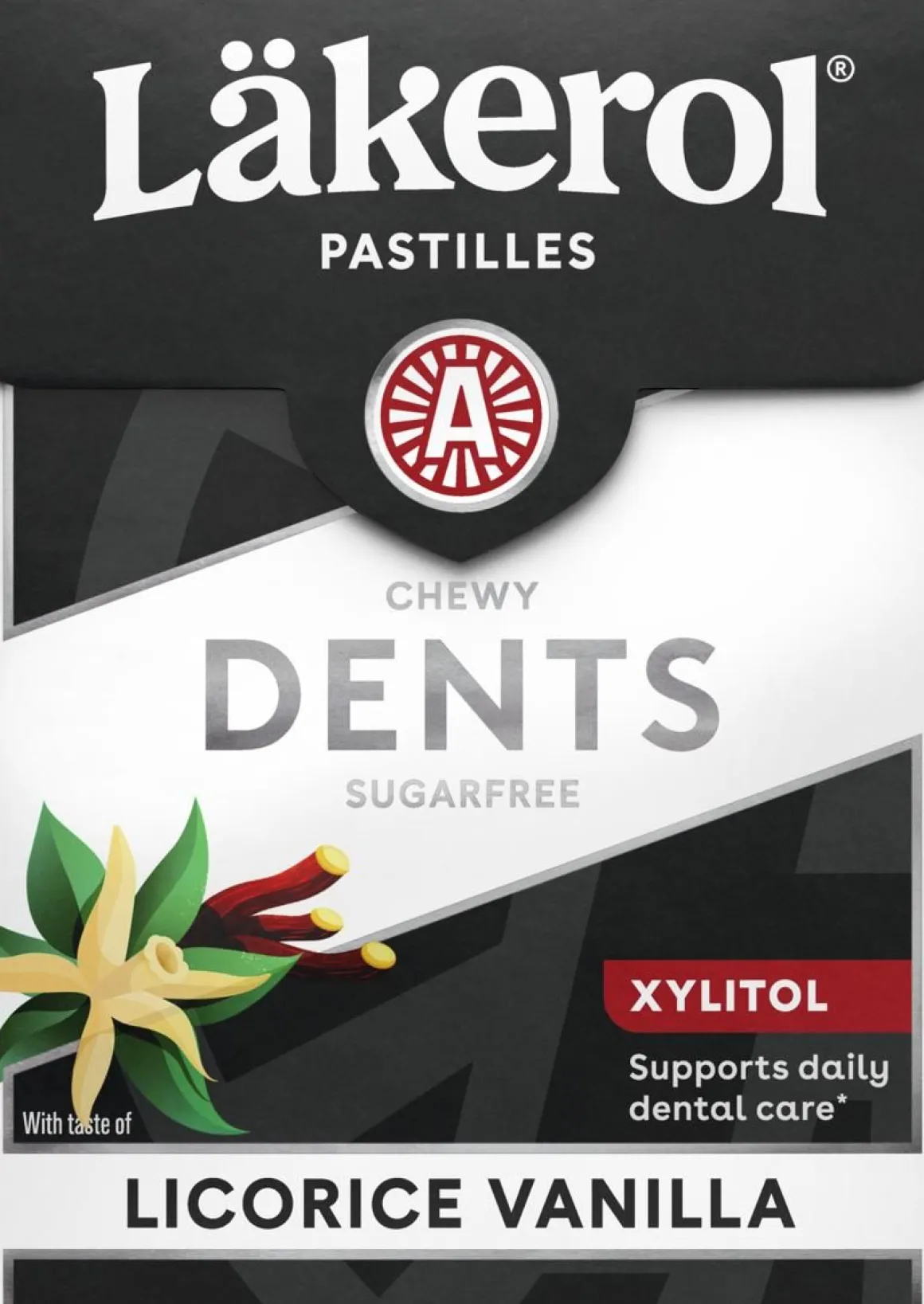 LÄKEROL DENTS LIQUORICE VANILLA 85 G