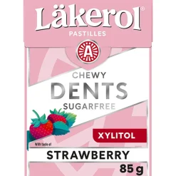 LÄKEROL DENTS STRAWBERRY CREAM 85 G