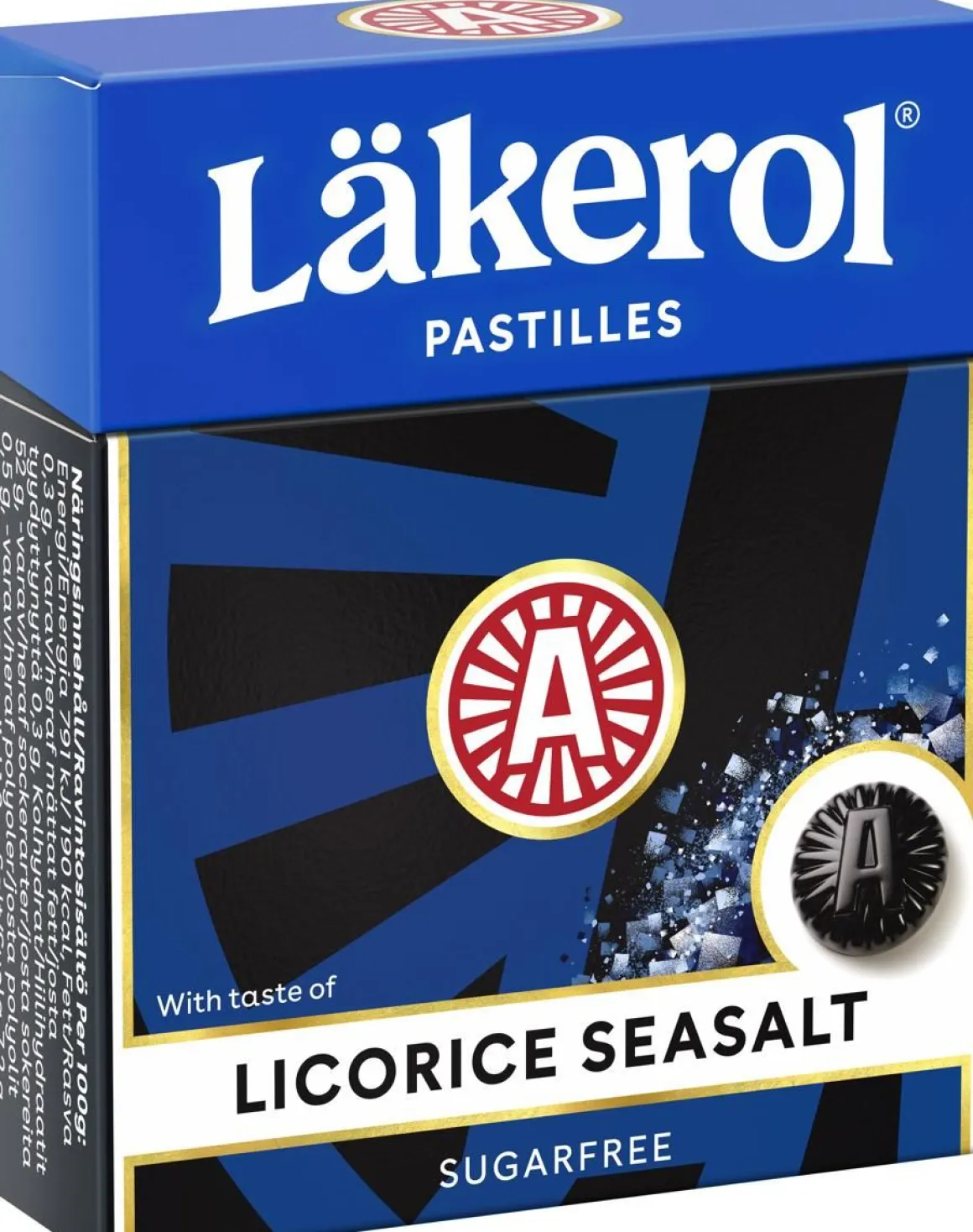 LÄKEROL CLASSIC LICORICE SEASALT PASTILLI 25 G