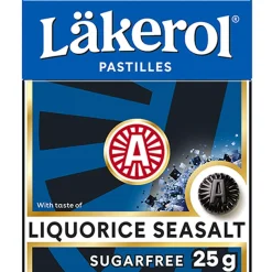 LÄKEROL CLASSIC LICORICE SEASALT PASTILLI 25 G