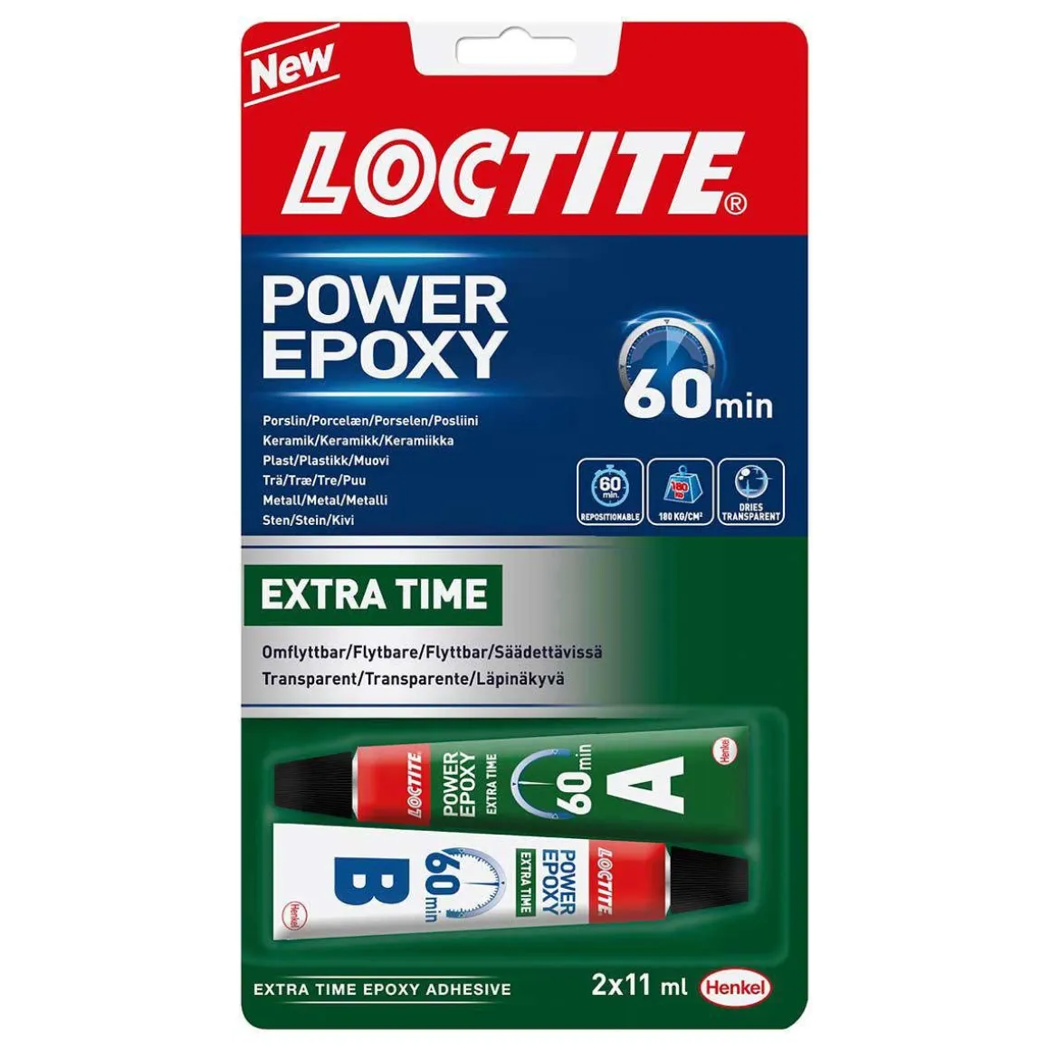 LOCTITE EPOKSILIIMA POWER EPOXY UNIVERSAL HIDAS 22 ML