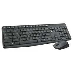 LOGITECH MK235 LANGATON HIIRI JA NÄPPÄIMISTÖ, MUSTA