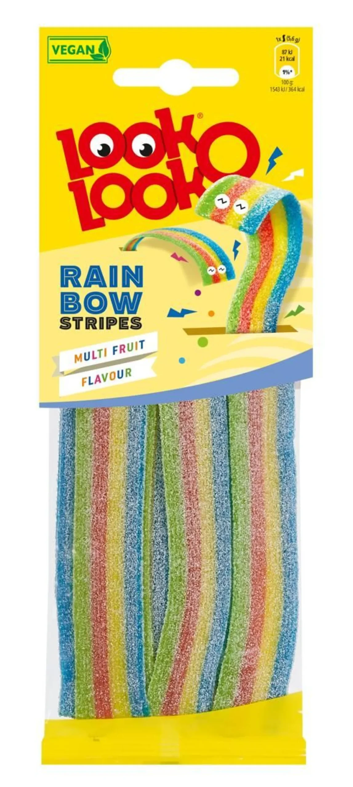 LOOK-O-LOOK SOUR STRIPES RAINBOW 90 G