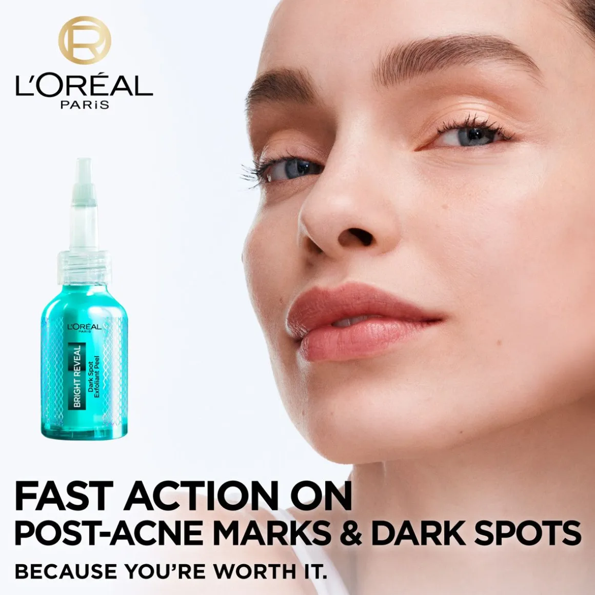 LOREAL BRIGHT REVEAL NIACINAMIDE DARK SPOT EXFOLIANT PEEL KUORI 25 M