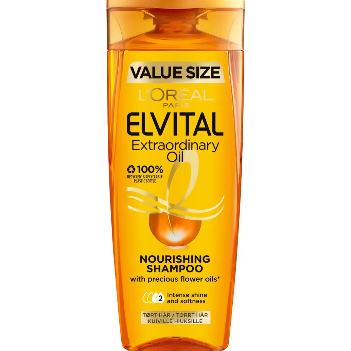 LOREAL ELVITAL EXTRAORDINARY OIL SHAMPOO NORMAALEILLE JA KUIVIL 400