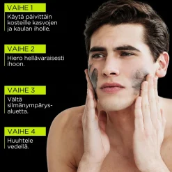 LOREAL MEN EXPERT PURE CARBON KASVOJENPUHDISTUSGEELI EPÄPUHTA 100