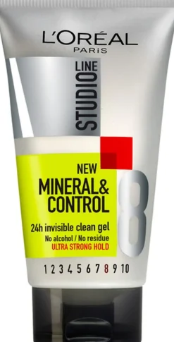 LOREAL STUDIO LINE MINERAL&CONTROL INVISI CLEANGEL ULTRAVOIMAKA 150 ML