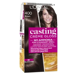 LOREAL CASTING CREME GLOSS 400 BROWN KESKIRUSKEA KEVYTVÄRI