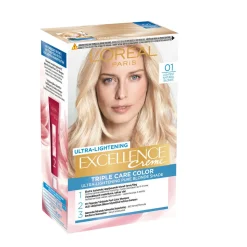 LOREAL EXCELLENCE CREME 01 BLONDE SUPREME ERITTÄIN KIRKAS VAALE