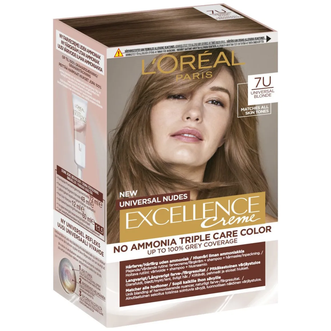 LOREAL EXCELLENCE CREME 6U UNIVERSAL DARK BLONDE KESTOVÄRI ILM
