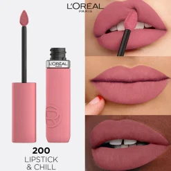 LOREAL INFAILLIBLE MATTE RESISTANCE 200 LIPSTICK & CHILL HUU