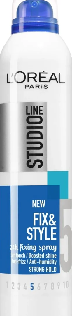LOREAL STUDIO LINE FIX&STYLE FIXING SPRAY STRONG VOIMAKAS HIUSK
