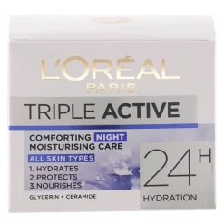LOREAL TRIPLE ACTIVE KOSTEUTTAVA YÖVOIDE 50 ML
