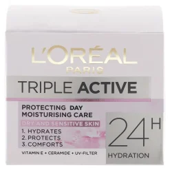 LOREAL TRIPLE ACTIVE SUOJAAVA KOSTEUSVOIDE KUIVALLE JA HERKÄLLE 5