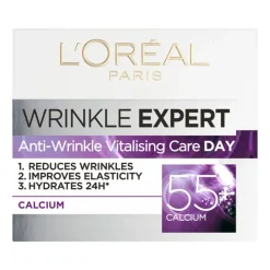 LOREAL WRINKLE EXPERT 55+ ELINVOIMAISUUTTA ANTAVA PÄIVÄVOIDE