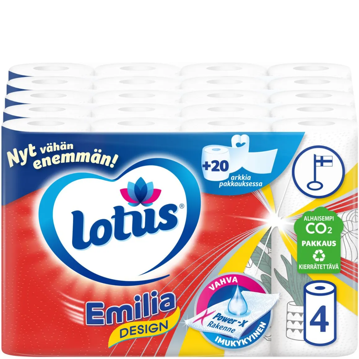 LOTUS EMILIA 4/20RLL DESIGN SÄKKI