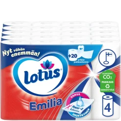 LOTUS EMILIA 4RLL VALKOINEN SÄKKI 4/20RLL