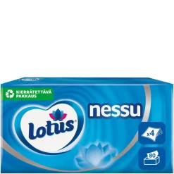 LOTUS NESSU KASVOPYYHE/NENÄLIINA 80 KPL