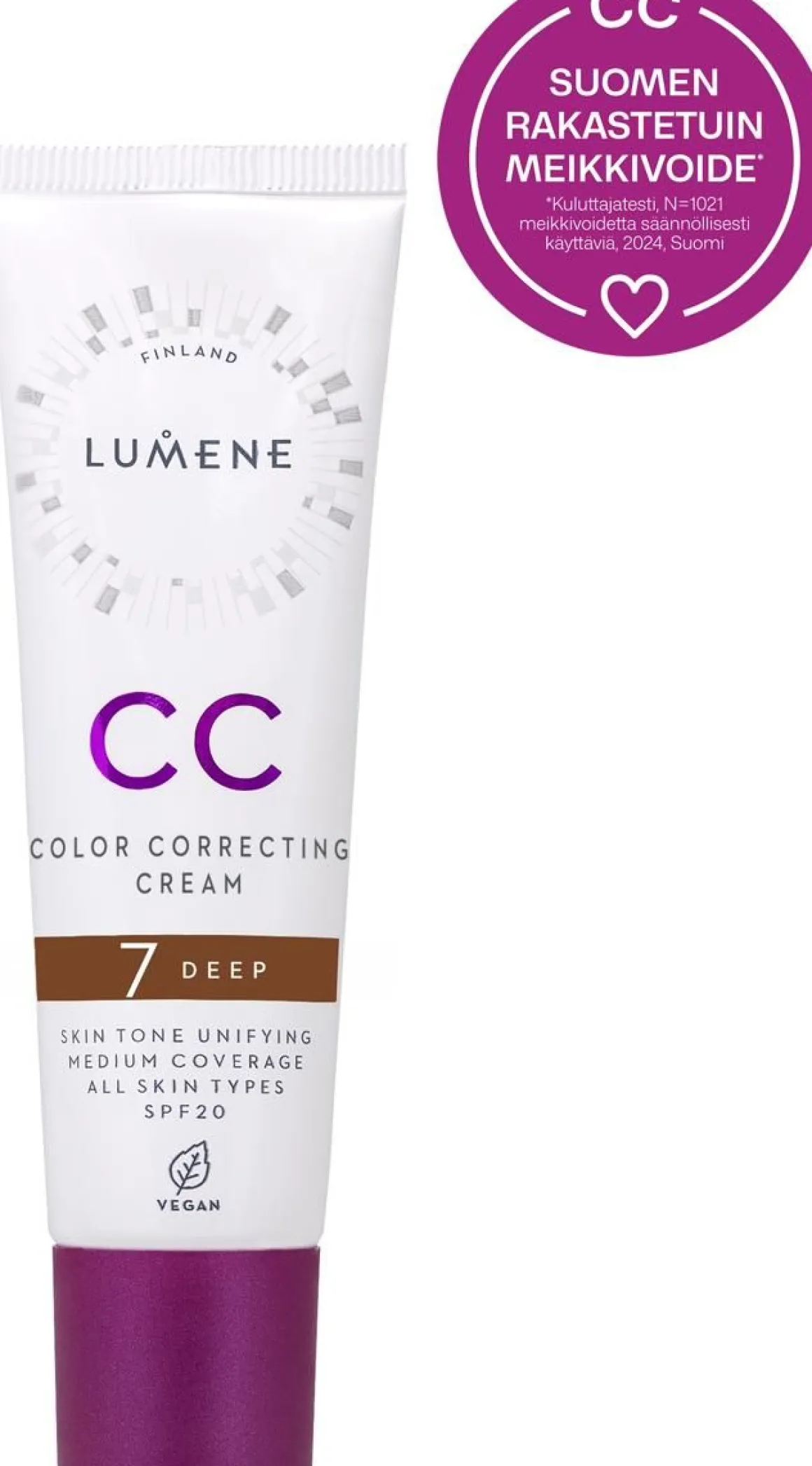 LUMENE CC COLOR CORRECTING MEIKKIVOIDE SK 20 DEEP