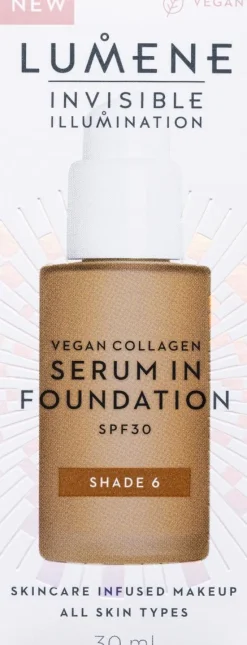 LUMENE INVISIBLE ILLUMINATION SEERUMIMEIKKIVOIDE SPF30 6 30 ML