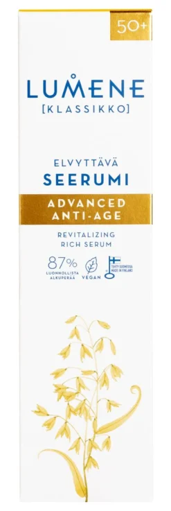 LUMENE KLASSIKKO ADVANCED ANTI-AGE ELVYTTÄVÄ SEERUMI 30 ML