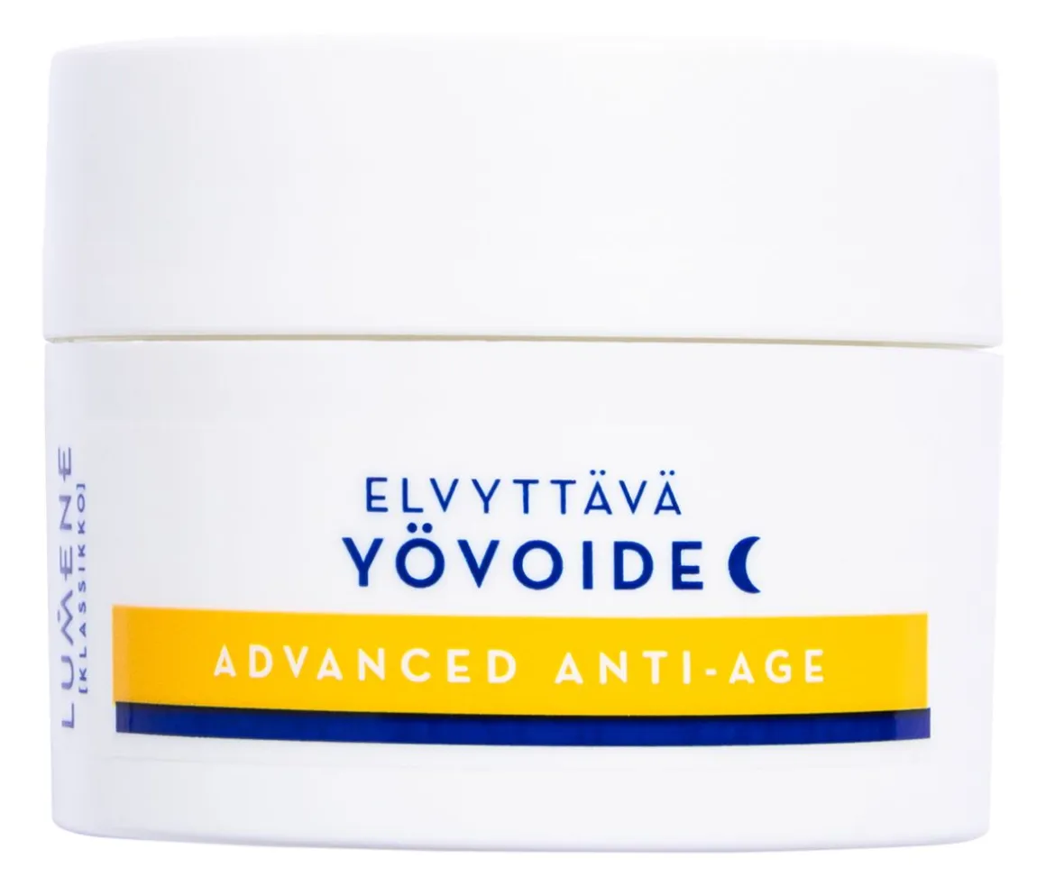 LUMENE KLASSIKKO ADVANCED ANTI-AGE ELVYTTÄVÄ YÖVOIDE 50 ML