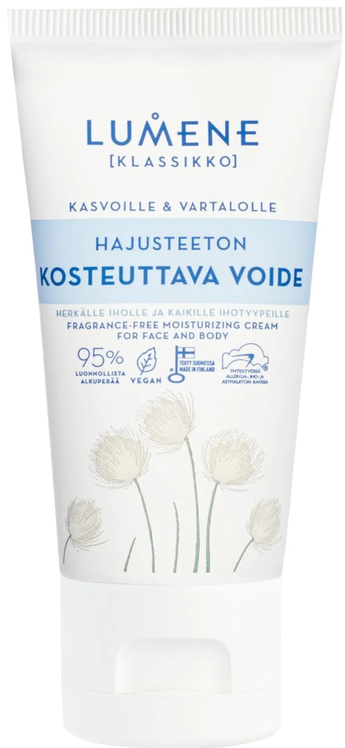 LUMENE KLASSIKKO HAJUSTEETON KOSTEUTTAVA VOIDE 75 ML