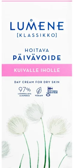 LUMENE KLASSIKKO  HOITAVA PÄIVÄVOIDE - KUIVALLE IHOLLE 50 ML