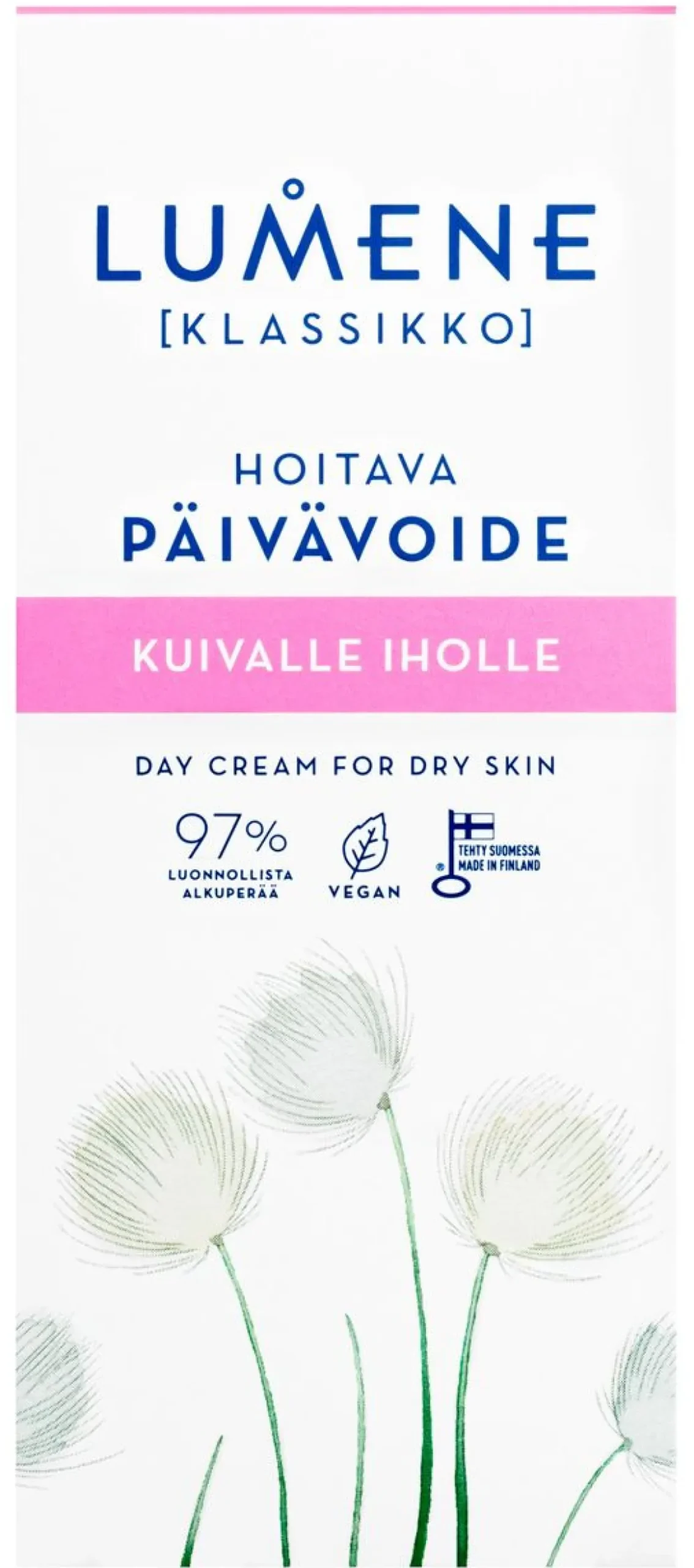 LUMENE KLASSIKKO HOITAVA PÄIVÄVOIDE - KUIVALLE IHOLLE 50 ML