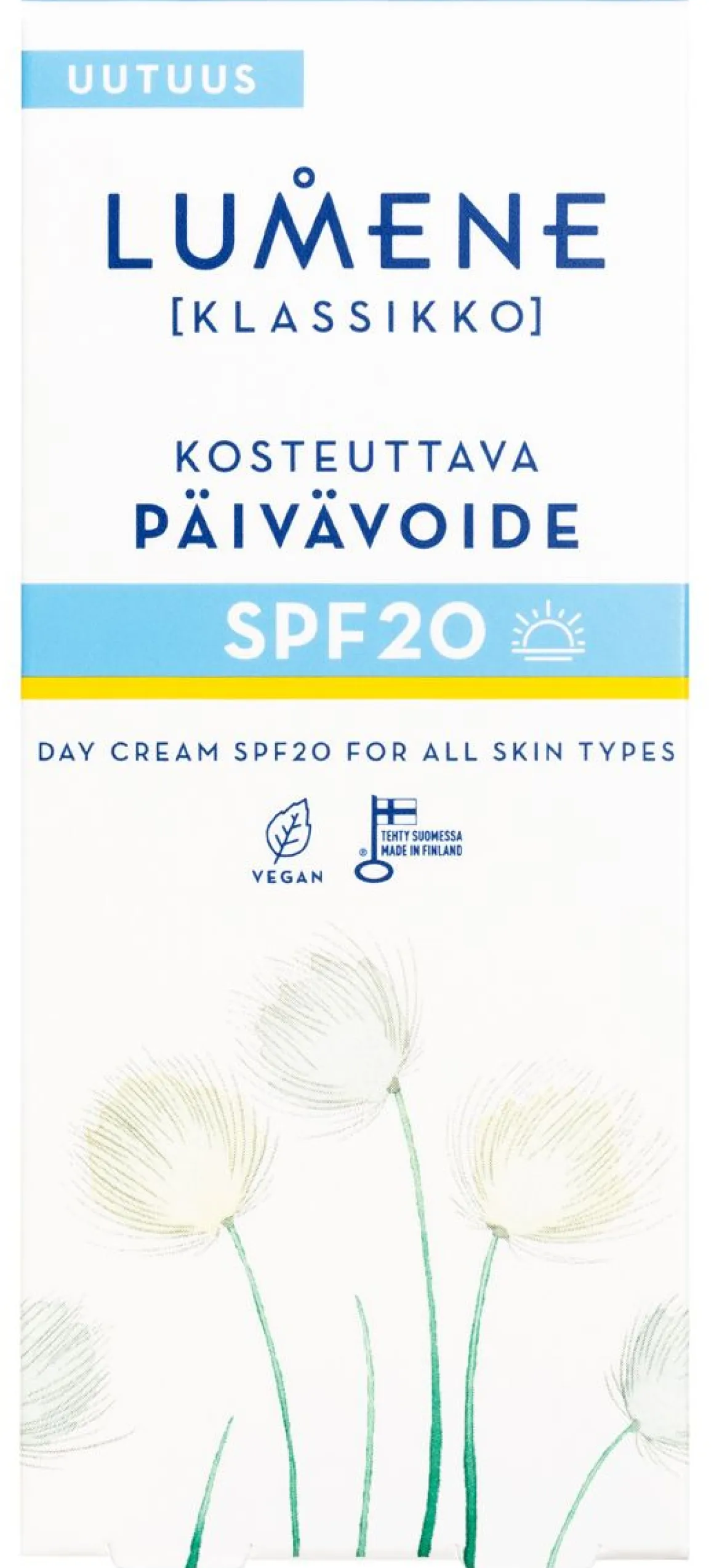 LUMENE KLASSIKKO KOSTEUTTAVA PÄIVÄVOIDE SPF20 50 ML