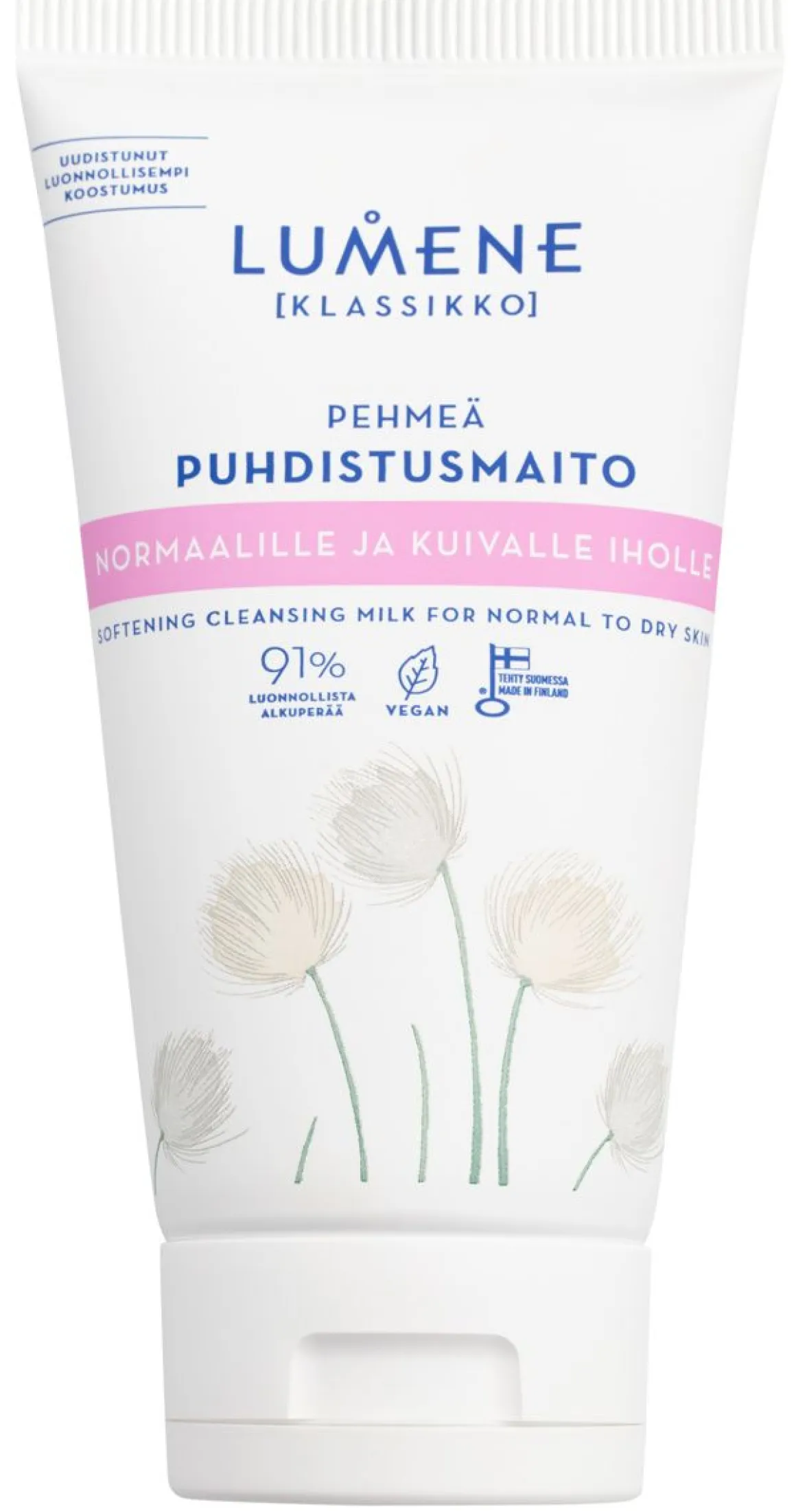 LUMENE KLASSIKKO PEHMEÄ PUHDISTUSMAITO 150 ML