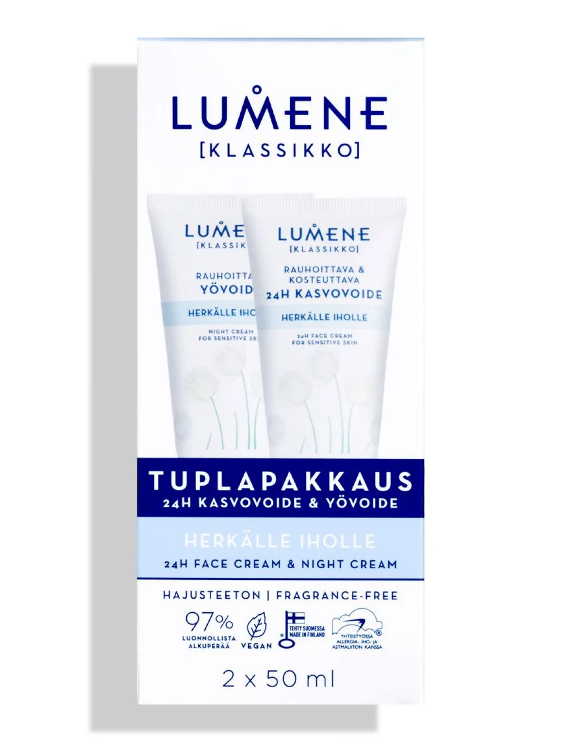 LUMENE KLASSIKKO SENSITIVE TUPLAPAKKAUS