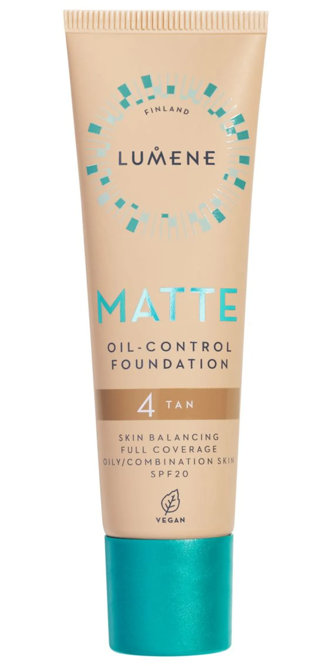 LUMENE MATTE OIL-CONTROL MATTAMEIKKIVOIDE SPF20 4 TAN