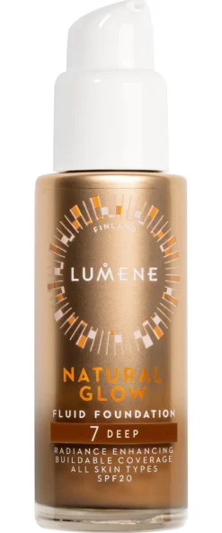 LUMENE NATURAL GLOW HELEYTTÄVÄ MEIKKIVOIDE SPF20 7 DEEP 30 L