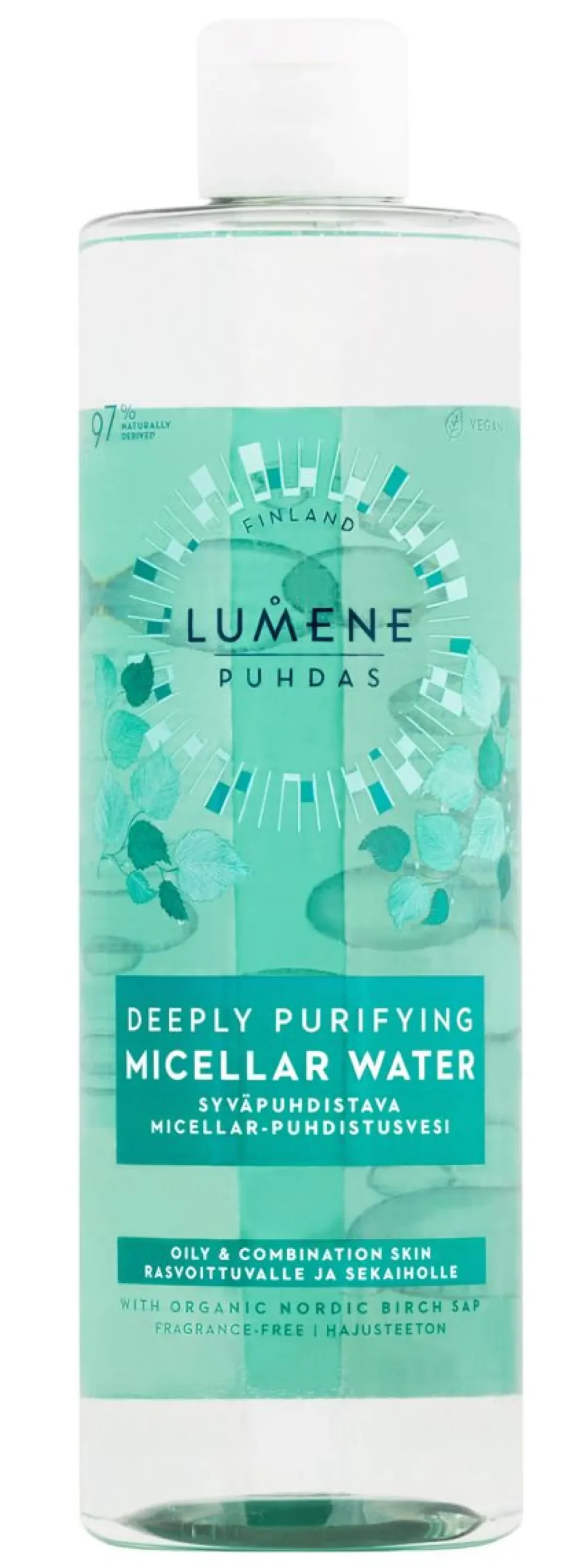 LUMENE PUHDAS SYVÄPUHDISTAVA MICELLAR-PUHDISTUSVESI 400 ML