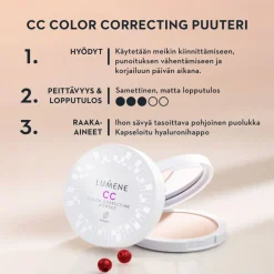 LUMENE CC COLOR CORRECTING PUUTERI 3