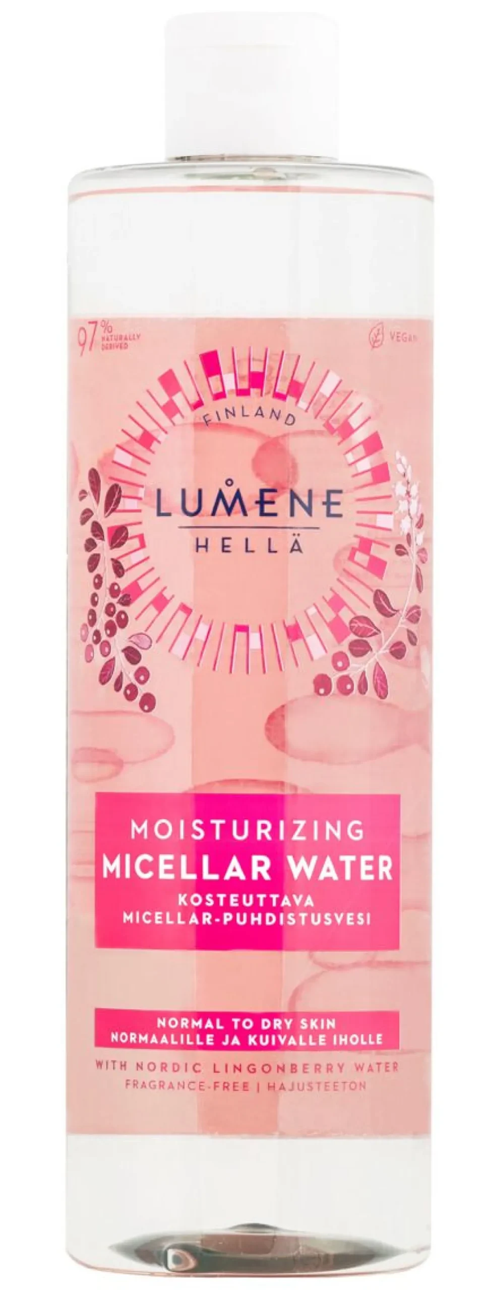 LUMENE HELLÄ KOSTEUTTAVA MICELLAR-PUHDISTUSVESI 400 ML