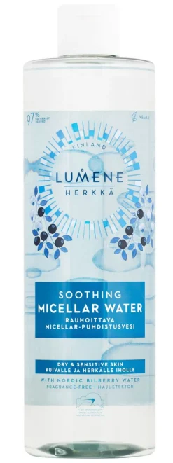 LUMENE HERKKÄ RAUHOITTAVA MICELLAR-PUHDISTUSVESI 400 ML