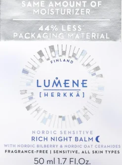 LUMENE  HERKKÄ RAUHOITTAVA & RAVITSEVA YÖVOIDE 50 ML