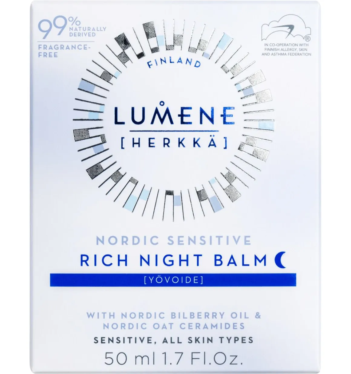 LUMENE HERKKÄ RAUHOITTAVA&RAVITSEVA YÖVOIDE 50 ML