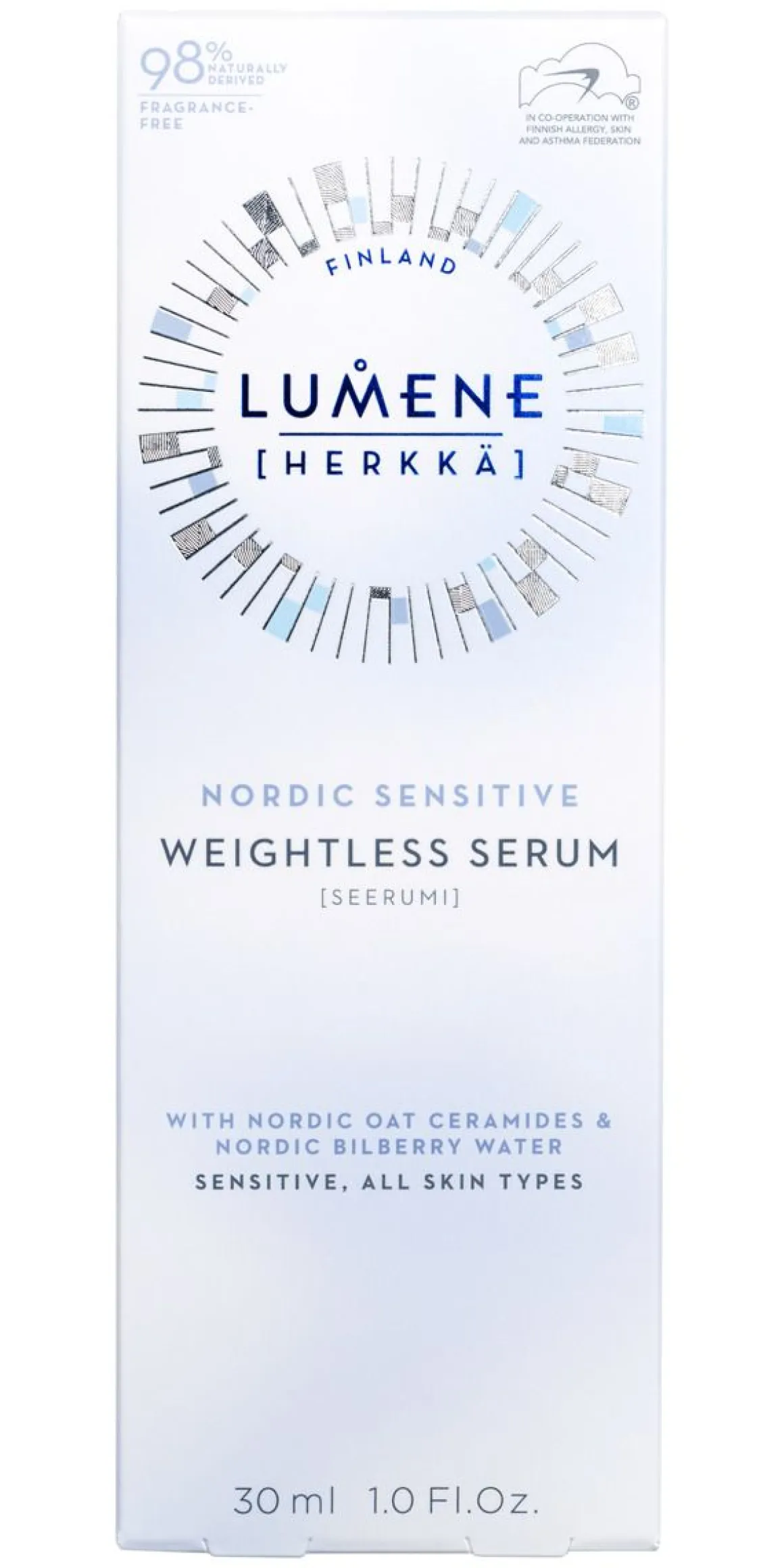 LUMENE HERKKÄ RAUHOITTAVA SEERUMI 30 ML