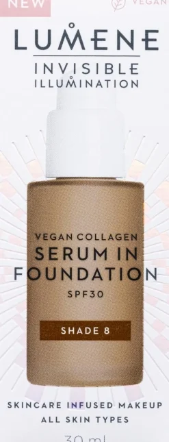 LUMENE  INVISIBLE ILLUMINATION SEERUMIMEIKKIVOIDE SPF30 8 30 ML