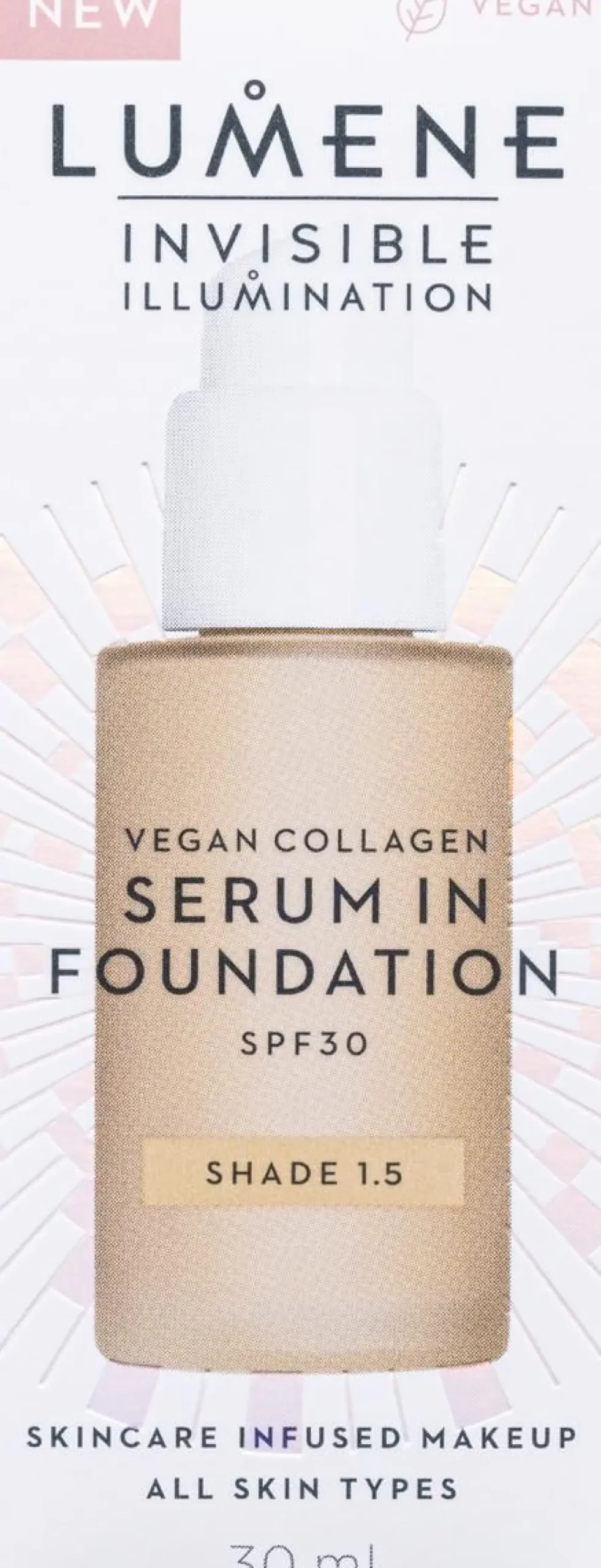LUMENE INVISIBLE ILLUMINATION SEERUMIMEIKKIVOIDE SPF30 1.5 30 ML