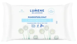 LUMENE KLASSIKKO  PUHDISTUSLIINAT KAIKILLE IHOTYYPEILLE 25 KPL