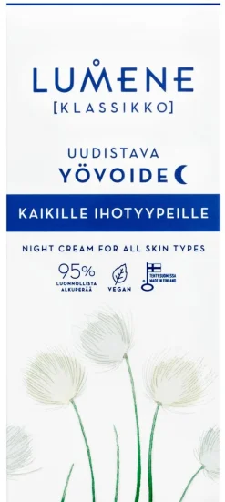 LUMENE KLASSIKKO UUDISTAVA YÖVOIDE 50 ML