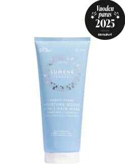 LUMENE LÄHDE MOISTURE BOOST 2-IN-1 HIUSTEN TEHOHOITO