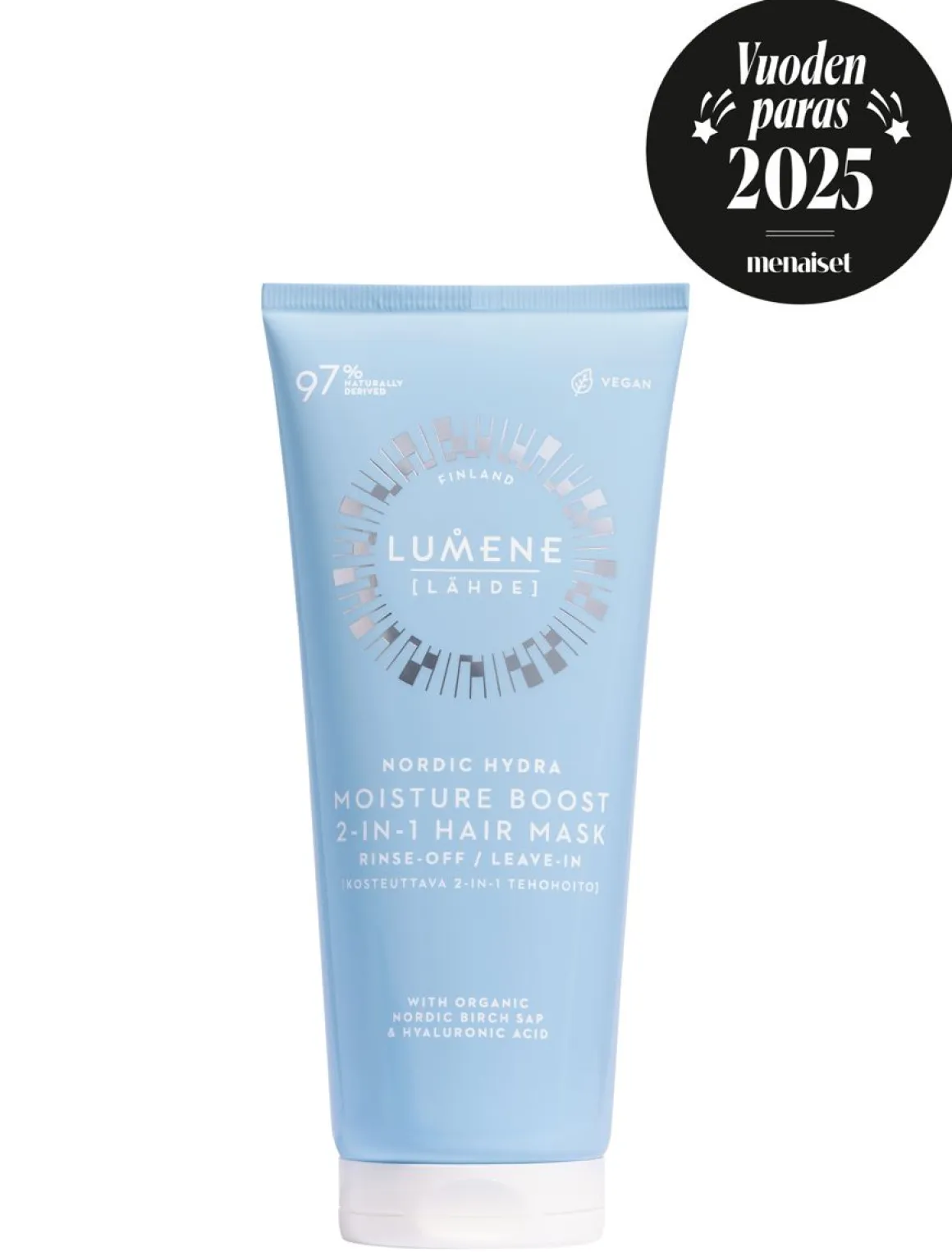 LUMENE LÄHDE MOISTURE BOOST 2-IN-1 HIUSTEN TEHOHOITO