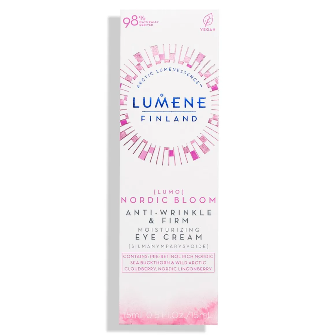 LUMENE LUMO SILOTTAVA&KIINTEYTTÄVÄ SILMÄNYMPÄRYSVOIDE 15 ML